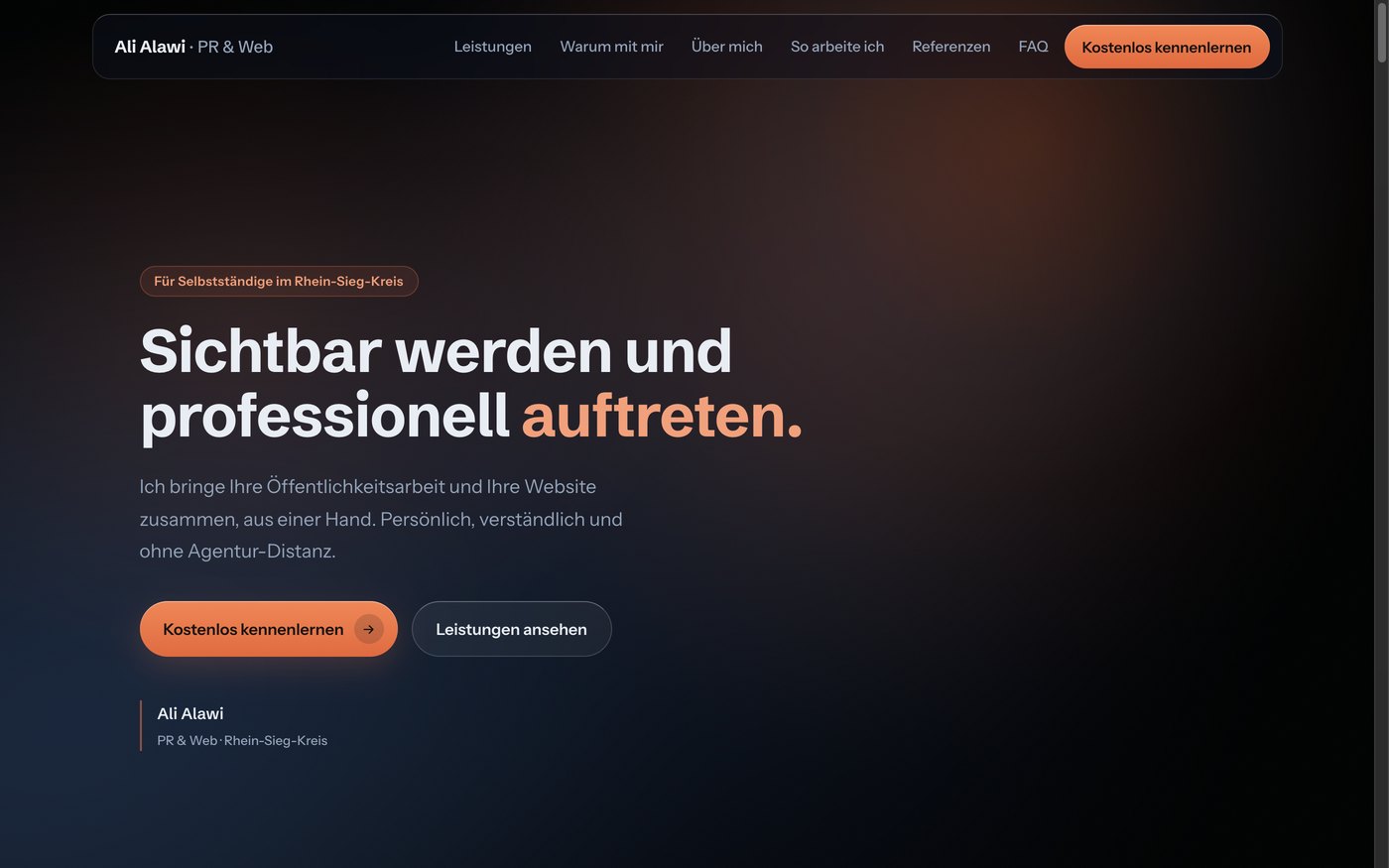 Vorschau der Startseite alialawi.de